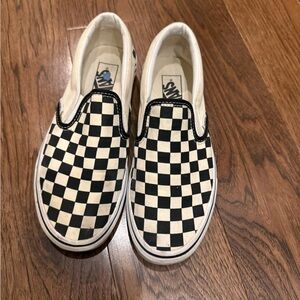 Vans Checker Slip Ons